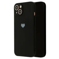 Samsung Galaxy A03s Vennus szilikon tok szív mintával fekete