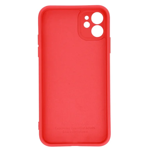 iPhone 11 Vennus szilikon tok szív mintával piros - 7