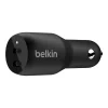 Belkin Boost Charge autós szivargyújtós töltő Dual USB-C 36W, fekete (CCB002btBK) thumbnail