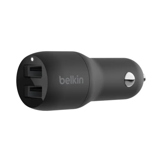Belkin Boost Charge autós szivargyújtós töltő Dual USB-A 24W, fekete (CCB001btBK) - 1