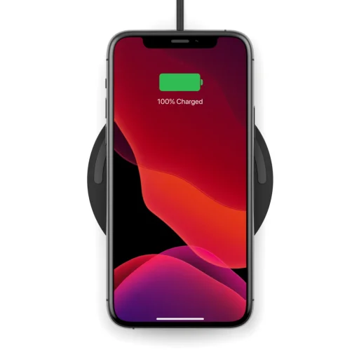 Belkin Boost Charge vezeték nélküli töltőpad 10W + QC 3.0 fali töltő + kábel, fekete (WIA001vfBK) - 5