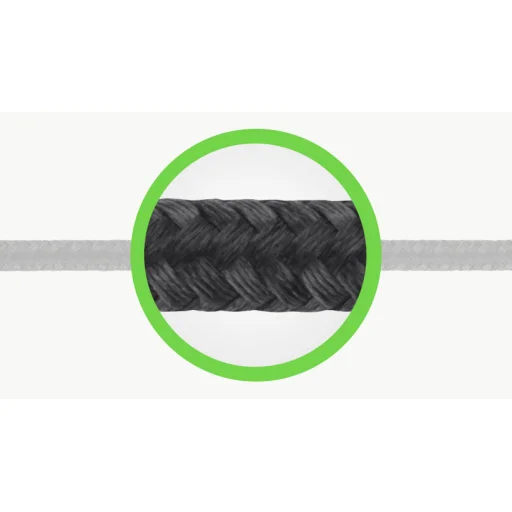 Belkin DuraTek Plus Lightning - USB-A kábel 3m, bőr kötegelővel, fekete (F8J236bt10-BLK) - 5