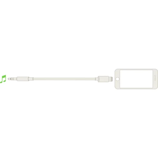 Belkin Lightning - 3.5mm audio jack kábel 0.9m, fekete (AV10172bt03-BLK) - 3