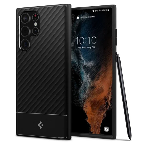 Samsung Galaxy S22 Ultra Spigen Core Armor tok matt fekete (ACS03946) - 1