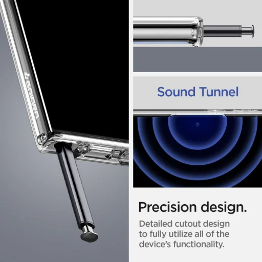 Samsung Galaxy S22 Ultra Spigen Liquid Crystal tok Crystal Clear - 6