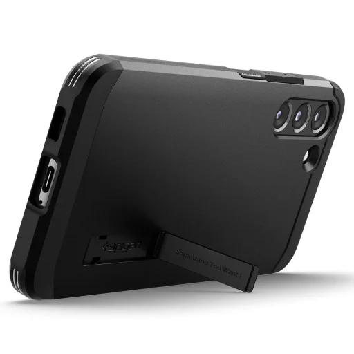 Samsung Galaxy S22 Plus Spigen Tough Armor tok kihajtható támasszal fekete (ACS03958) - 12