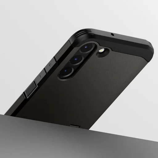 Samsung Galaxy S22 Spigen Tough Armor tok kihajtható támasszal gunmetal (ACS03992) - 13
