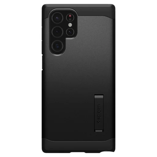 Samsung Galaxy S22 Ultra Spigen Tough Armor tok kihajtható támasszal fekete (ACS03923) - 6
