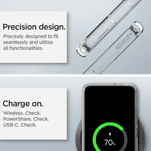 Samsung Galaxy S22 Spigen Ultra Hybrid tok Crystal Clear (ACS03988) - 8