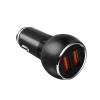 LDNIO autós szivargyújtós töltő QC 3.0 2x USB + USB Type C kábel thumbnail