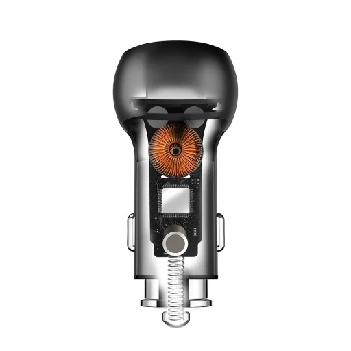 LDNIO autós szivargyújtós töltő QC 3.0 2x USB + USB Type C kábel - 4