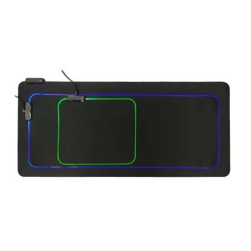 Egérpad RGB LED világítással 900x400x3mm fekete - 7