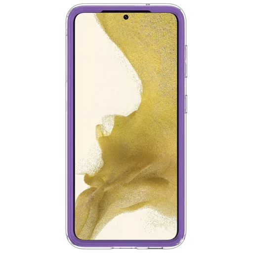 Samsung Galaxy S22 Plus márvány mintás 360 fokos védelmet biztosító TPU tok, lila Alphajack - 4