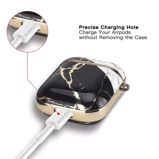 AirPods 1/2 márvány mintás tok Alphajack (CM16) - 5