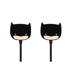 DC Batman Vezetékes Fülhallgató Gyerekeknek Fekete 3.5mm jack