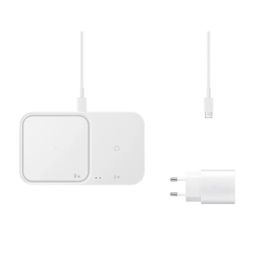 Samsung EP-P5400BWE Duo vezeték nélküli töltő állomás fehér - 2