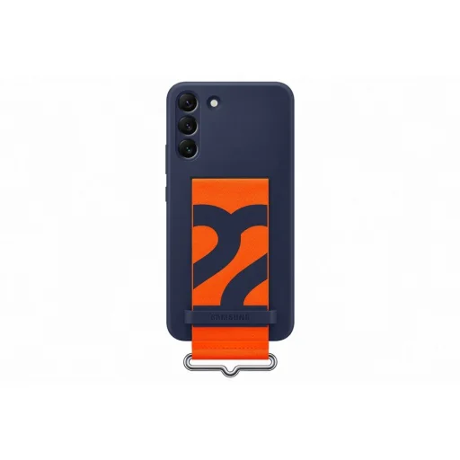 Samsung Galaxy S22 Plus Samsung szilikon gyári tok pánttal tengerészkék - 1