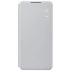 Samsung Galaxy S22 Plus Samsung LED View gyári fliptok LED fény kijelzéssel világos szürke (EF-NS906PJE)