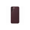 Samsung Galaxy S22 Samsung EF-ZS901CEE Smart Clear View gyári fliptok burgundy thumbnail