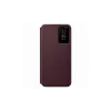 Samsung Galaxy S22 Samsung EF-ZS901CEE Smart Clear View gyári fliptok burgundy thumbnail