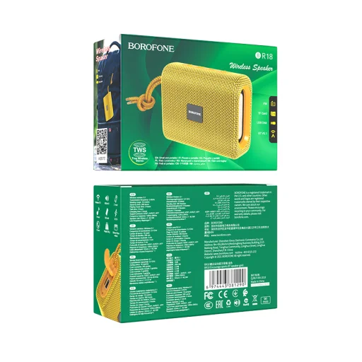 Borofone BR18 Encourage Vezeték nélküli hangszóró arany - 4