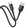Borofone BX54 Ultra Bright USB - USB Type-C kábel 2.4A 1m fekete thumbnail