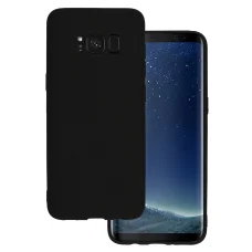 Samsung Galaxy S8 TPU gél flexibilis tok matt fekete