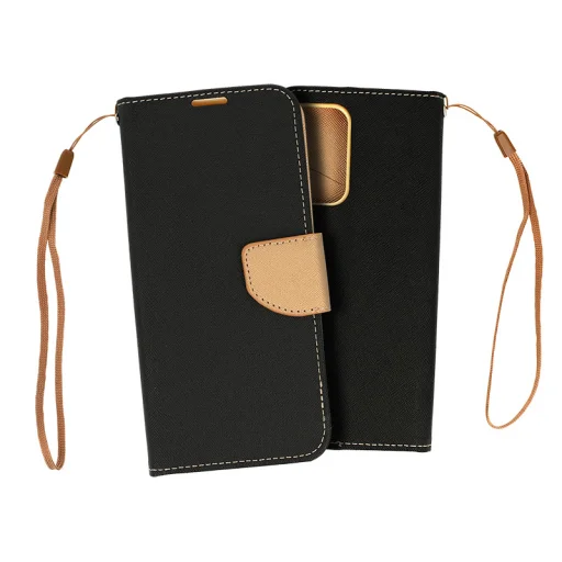 Xiaomi Redmi Note 11 5G/Poco M4 Pro 5G Telone Fancy fliptok fekete/arany - 1