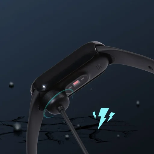 Xiaomi Mi Band 3 / 4 / 5 / 6 / 6 NFC Tech-Protect Defense360 tok és üvegfólia fekete - 2