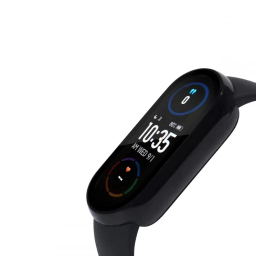 Xiaomi Mi Band 3 / 4 / 5 / 6 / 6 NFC Tech-Protect Defense360 tok és üvegfólia fekete - 1