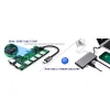 11in1 HUB TYPE-C elosztó 4K HDMI VGA SD TF RJ45(UTP) PD 4xUSB szürke színben thumbnail
