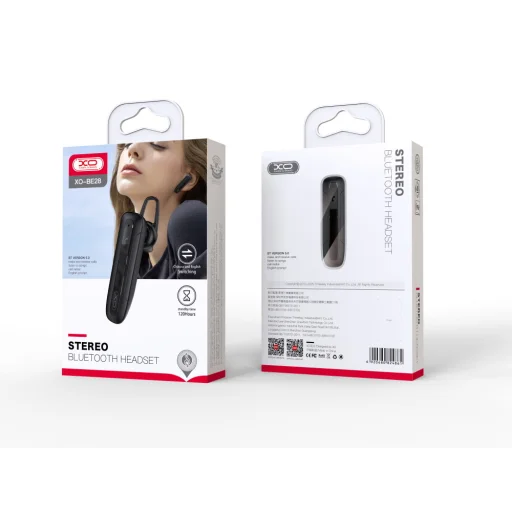 XO Bluetooth slúchadlá BE28 čierne - 4