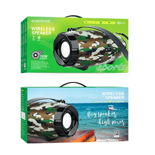 Borofone BR14 Coolant Bluetooth hangszóró terepmintás - 4