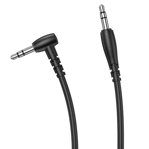 Borofone BL10 3.5mm jack audio kábel döntött 2m fekete - 1