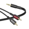 Borofone BL11 Jack 3.5mm - 2x RCA 1.5m kábel fekete thumbnail