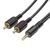 Borofone BL11 Jack 3.5mm - 2x RCA 1.5m kábel fekete thumbnail