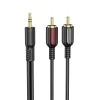Borofone BL11 Jack 3.5mm - 2x RCA 1.5m kábel fekete thumbnail