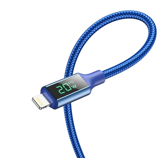 Borofone BU32 Exclusive USB Type-C - Lightning kábel PD 20W 1,2m kék - 3