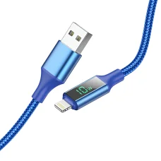 Borofone BU32 Exclusive USB - Lightning 2.4A 1.2m kék