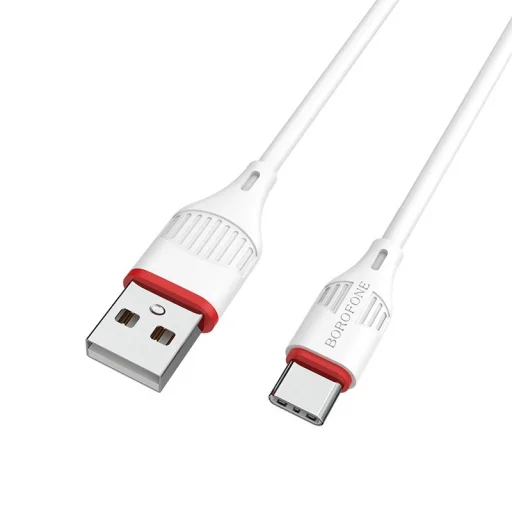 Borofone BX17 Enjoy USB - USB Type-C kábel 2A 1m fehér - 1