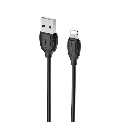 Borofone BX19 Benefit USB - Lightning kábel 2.4A 1m fekete - 1