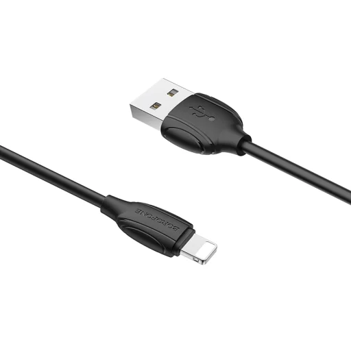 Borofone BX19 Benefit USB - Lightning kábel 2.4A 1m fekete - 2
