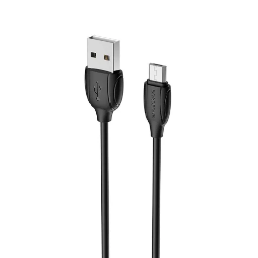 Borofone BX19 Benefit USB - Micro USB kábel 2.4A 1m fekete - 1