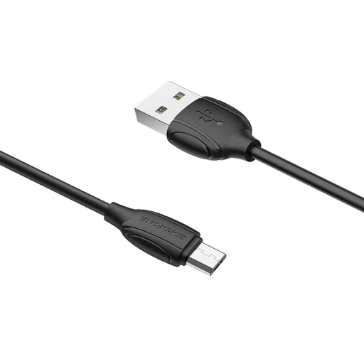 Borofone BX19 Benefit USB - Micro USB kábel 2.4A 1m fekete - 2