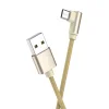 Borofone BX26 Express USB - Micro USB kábel s naklonenou hlavou 2.4A 1m zlatá thumbnail