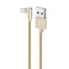 Borofone BX26 Express USB - Micro USB kábel s naklonenou hlavou 2.4A 1m zlatá thumbnail