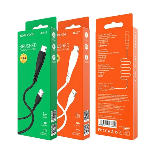Borofone BX37 Wieldy USB - USB Type-C kábel 1m fehér - 4