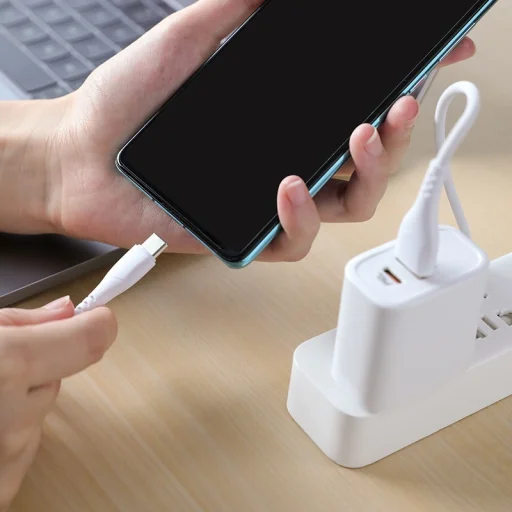 Borofone BX37 Wieldy USB - USB Type-C kábel 1m fehér - 2