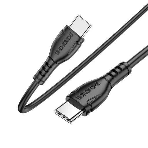 Borofone BX51 Triumph - USB Type-C - USB Type-C kábel 60W 1m fekete - 5
