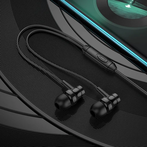 Borofone Talent BM67 fülhallgató mikrofonnal fekete - 3